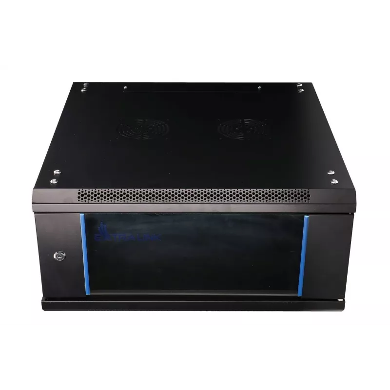 Wall mounted rack Extralink Extralink Rackmount cabinet 4U 600x600 Black