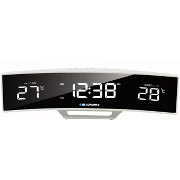 BLAUPUNKT CR12WH FM alarm with temperature