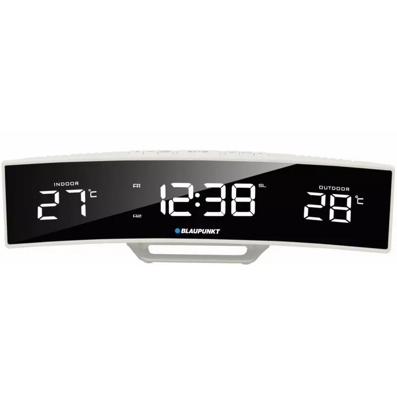 BLAUPUNKT CR12WH FM alarm with temperature