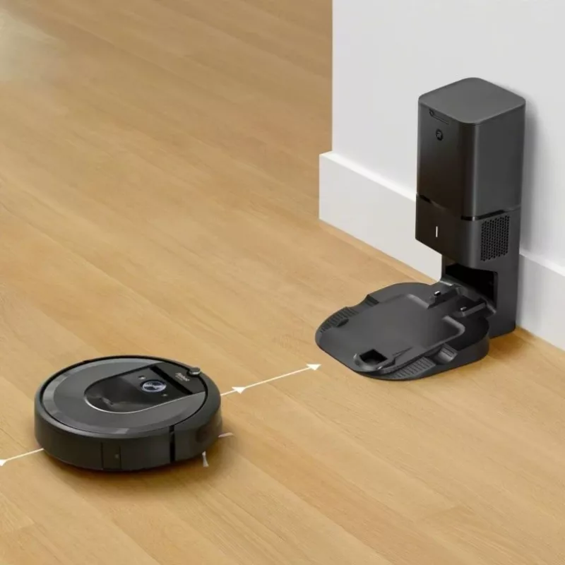 Robot Vacuum Cleaner iRobot Combo i8+ Bagless Black