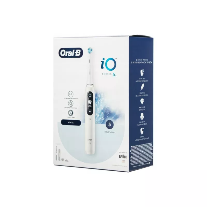 Braun Oral-B iO6 Series Electric Toothbrush White