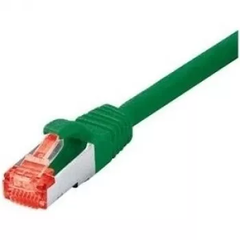 Tecline exertis Connect - Patch-Cable - RJ-45 (M) to RJ-45 (M) - 10 m - SSTP-Cable - CAT 6 - Halogen-Free - Green (71510G)
