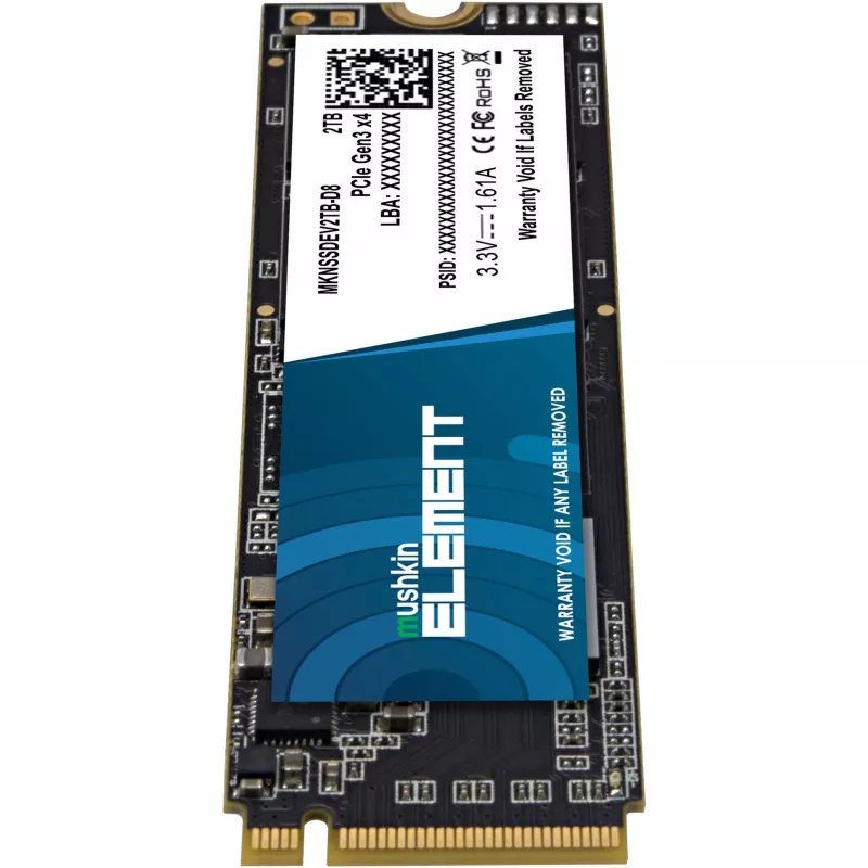 Mushkin ELEMENT - SSD - 2 TB - Internal - M.2 2280 - PCIe 3.0 x4 (NVMe)