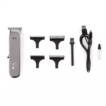 Hair Trimmers JATA JBCP3315 Black Grey LED Display 80 min