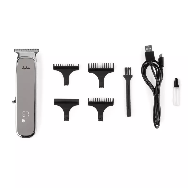 Hair Trimmers JATA JBCP3315 Black Grey LED Display 80 min