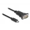 DeLOCK Adapter USB Type-C to RS-232 D-Sub 9 pin male 0.25 m