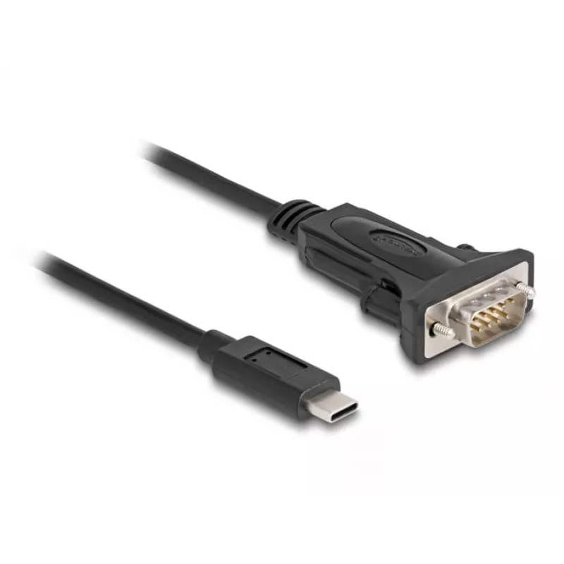 DeLOCK Adapter USB Type-C to RS-232 D-Sub 9 pin male 0.25 m