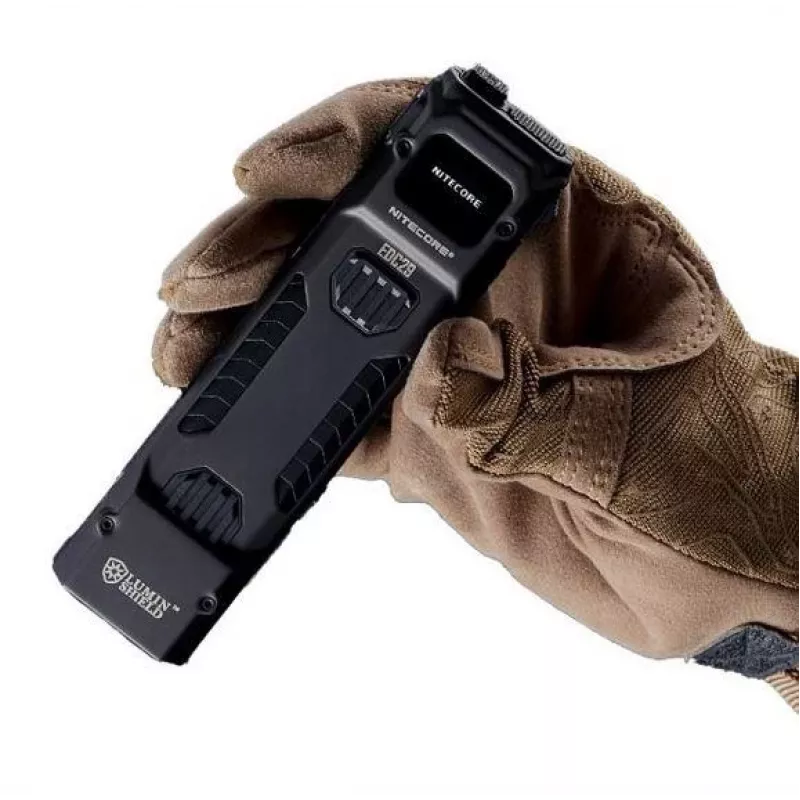 Hand flashlight Nitecore EDC29 stainless steel housing, 2 LEDs, 15–6500 lm, IP54, USB rechargeable