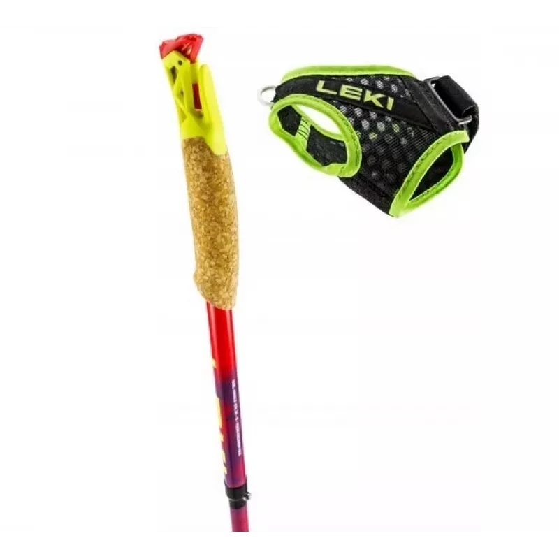 Trekking poles Leki TRL Ultratrail FX One 120 cm, red