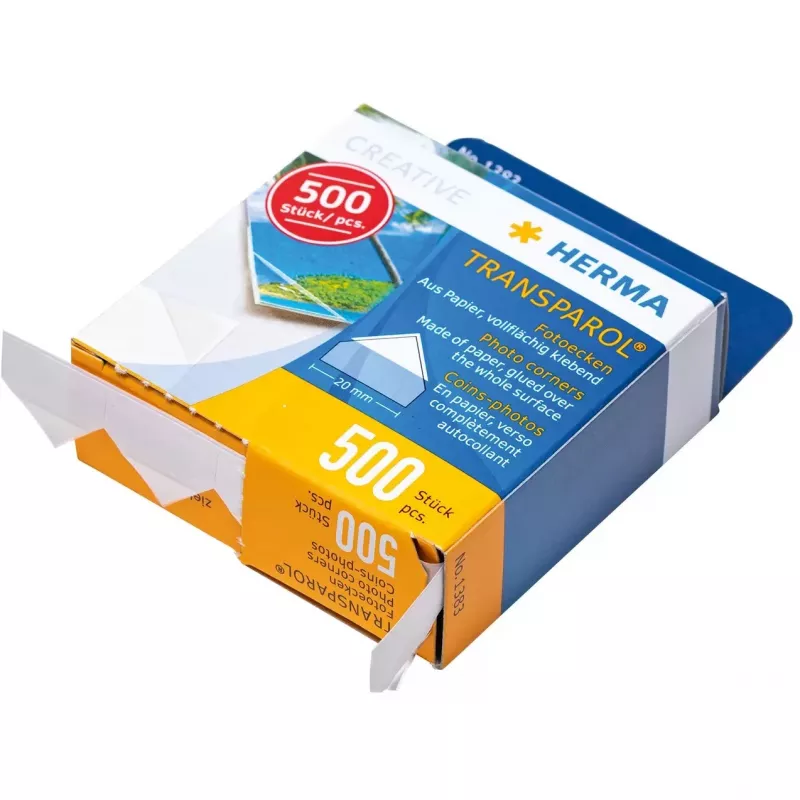 Picture Corners HERMA Transparol 500 pcs