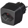 brennenstuhl Travel Adapter - Adapter for Power Connector - Black (1508480)