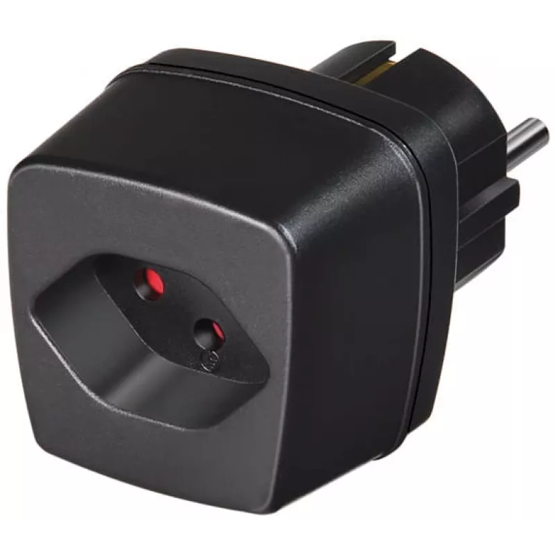 brennenstuhl Travel Adapter - Adapter for Power Connector - Black (1508480)