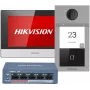 Hikvision DS-KIS604-S(C) video intercom system 2 MP 17.8 cm (7) Black, Grey, Silver