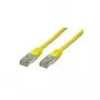 S/CONN 1m RJ45 networking cable Yellow Cat6 S/FTP S-CONN TC75711-Hy