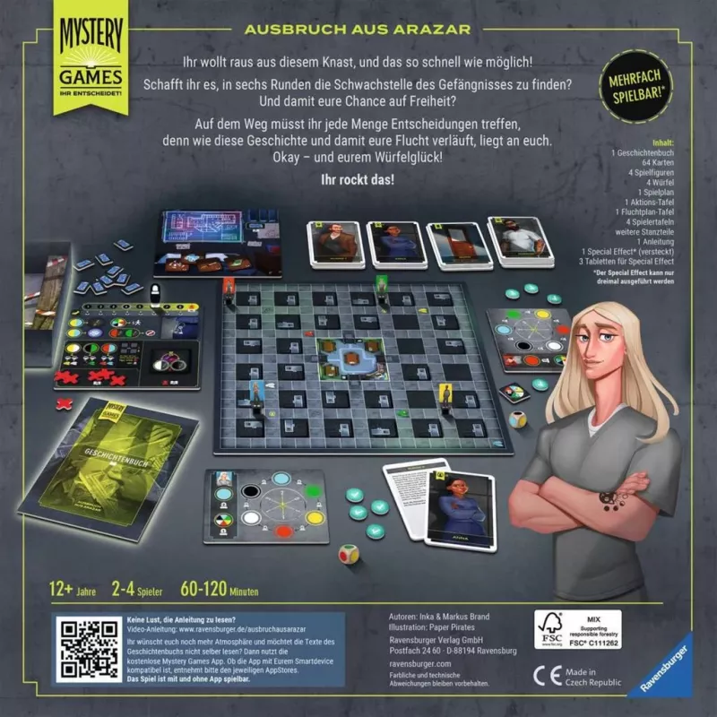 Mystery Games - The Escape from Arazar, Board Game