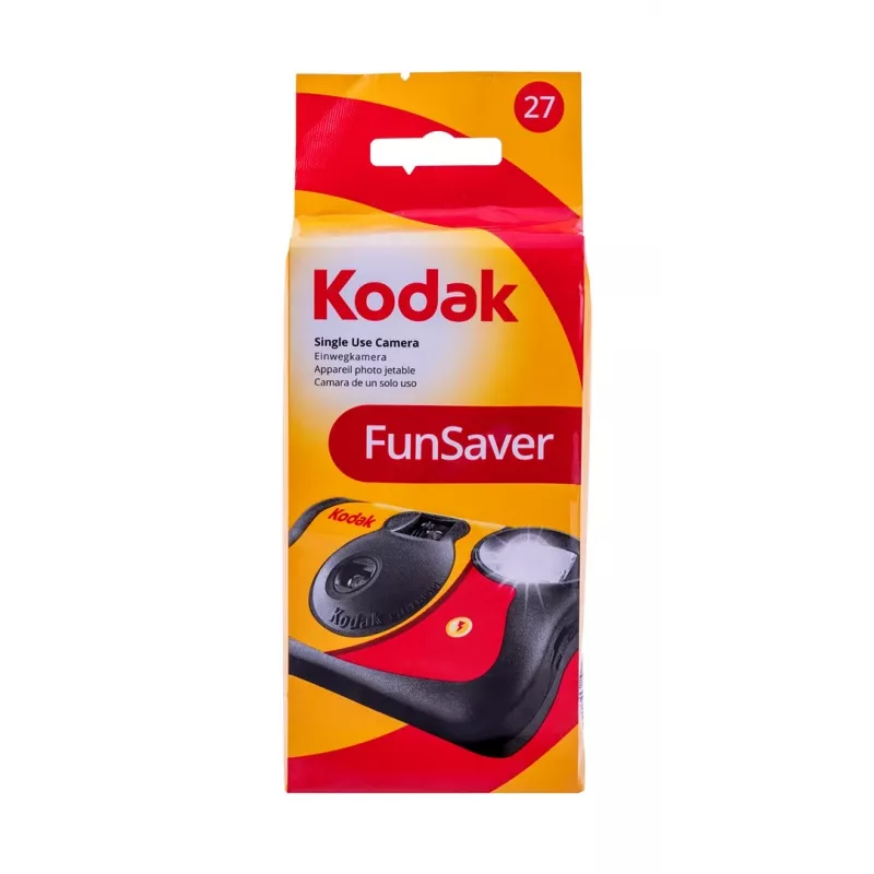 Kodak FunSaver flash disposable camera, colour film and flash, 27 photos, ISO 400