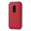 Feature phone Doro Leva E22 clamshell, 2.8 inch (7.11 cm) display, Single SIM, 0.3 MP camera, 1150 mAh, 127.8 g, Red/White