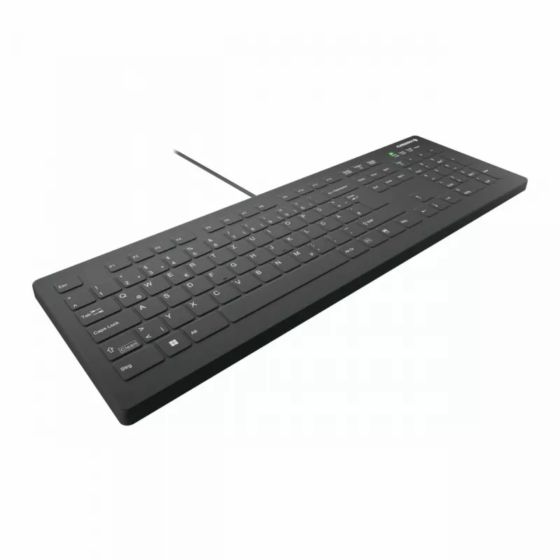 Keyboard CHERRY AK-C8112 Medical USB QWERTZ German Black White Full-size