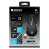 Wireless gaming mouse DEFENDER Demon GM-534 RF, ambidextrous, 3200 DPI, 5 buttons, 2.4 GHz USB-A nano receiver