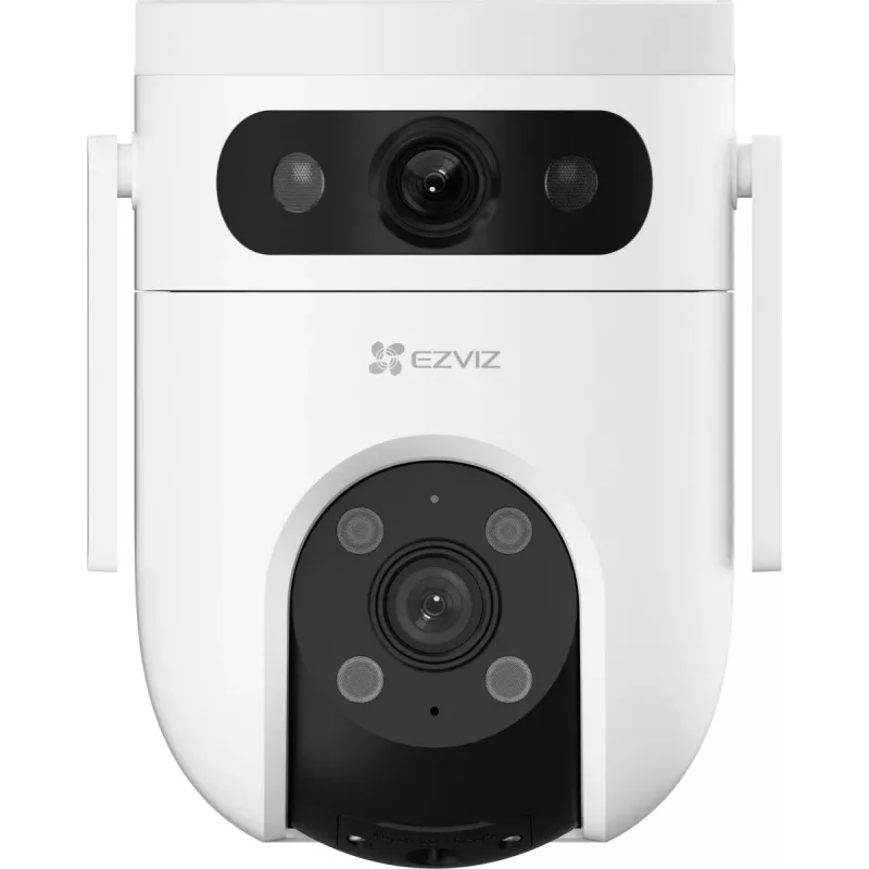 IP security camera EZVIZ H9c Dual 3K Dome, 2880×1620, Outdoor, Wired & Wireless, PoE/DC 12V, MicroSD up to 512GB
