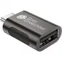 Good Connections Adapter USB 3.2 Gen.1 3.0 Plug C an USB-A Socket galvanized metal enclosure (USB-AD302)