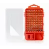 Manual screwdriver set GEMBIRD TK-SD-07 — 90-piece combination screwdrivers and bits, magnetic tips, red carrying case