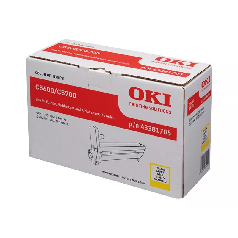 OKI image drum 20000pages yellow for C5600 C5700