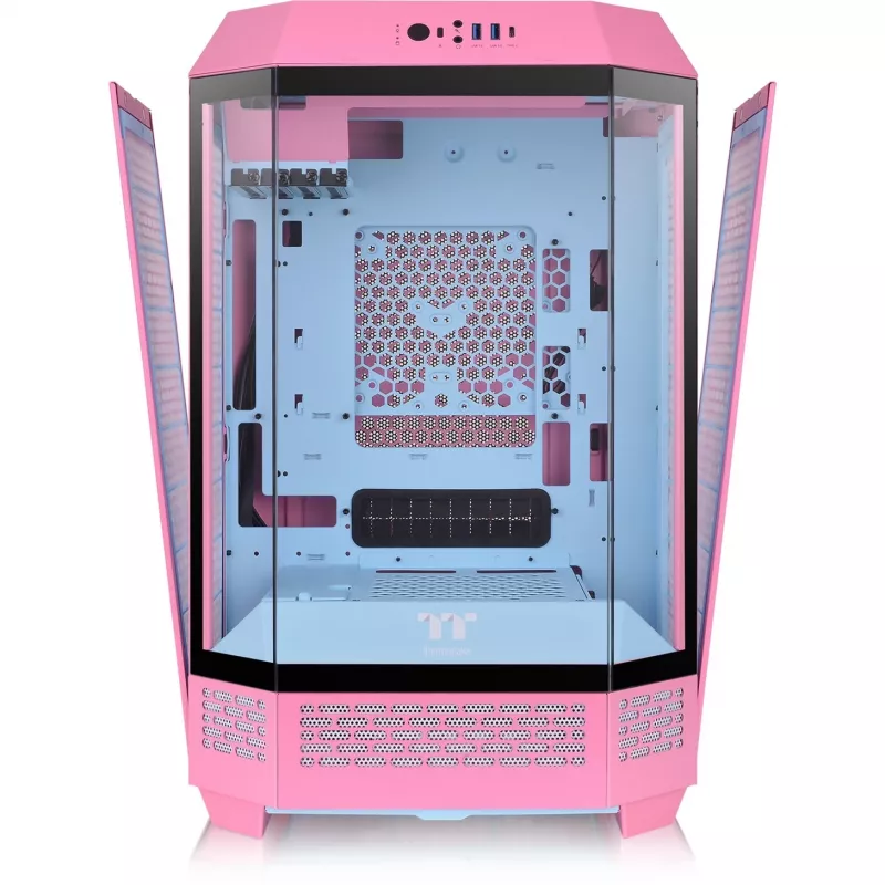 Thermaltake The Tower 300 Bubble Pink pink Tempered Glass - Midi/Mini Tower - ATX