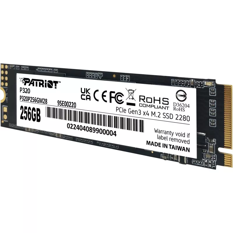 SSD Drive Patriot P320 256GB M.2 2280 PCIe 3.0 x4 NVMe
