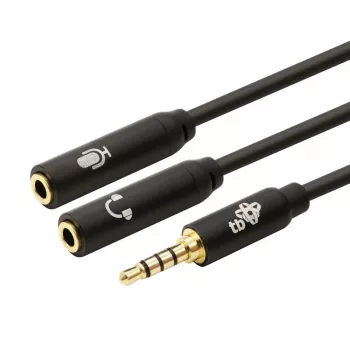 Adapter TB 3.5mm MiniJack splitter 1x 3.5mm male to 2x 3.5mm female, model AKTBXAJ0P2J030B