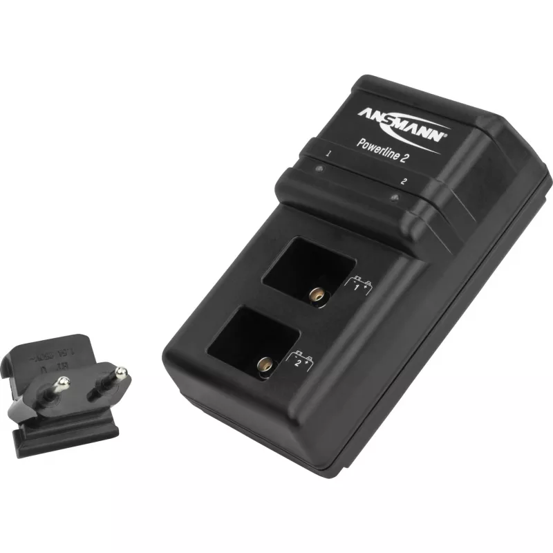 ANSMANN POWERline 2 - Battery Charger - 2x9V (5107043)