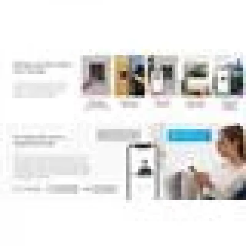 Video Intercom Touch Monitor EZVIZ 7 inch Model 318500248 — Separate Control for 2-Family Units