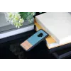 Smartphone case man and wood for Samsung Galaxy S9 denim black