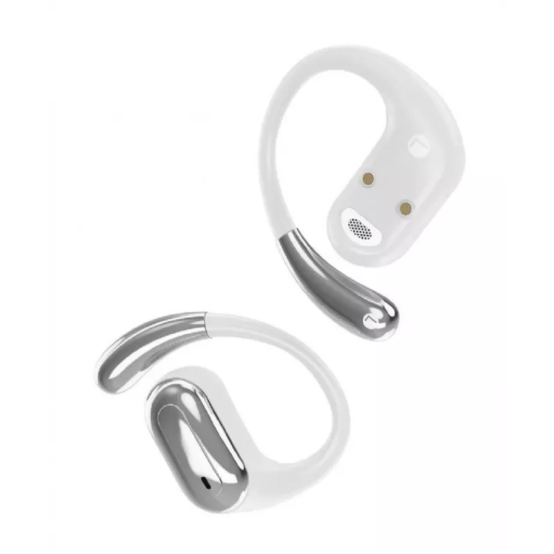 Wired headphones GEMBIRD OWS-01-W, white, adjustable headband, comfortable ear pads