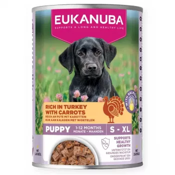 Euk Dog Can LC Pup AB TUR&CAR 400G