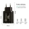 USB wall charger MACLEAN MCE479B — 3x USB ports, 18W total output, compact