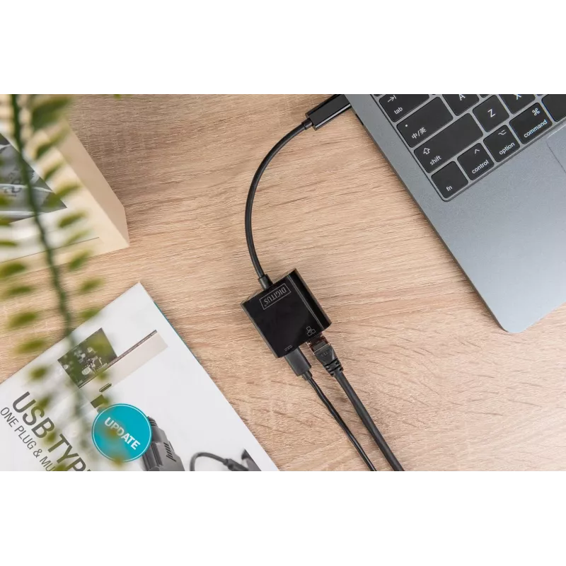 USB Type-C Gigabit Ethernet adapter Digitus DN-3027