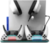 Cooling stand CANYON CS-51 RGB for PS5 Slim Black with dual controller charging