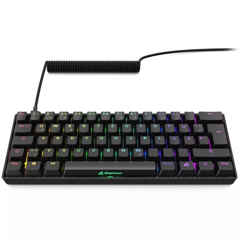Sharkoon 100065629 keyboard Home USB QWERTZ German Black