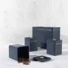 Kitchen storage canister set Salter BW126131EU7 4-piece airtight metal and plastic canisters