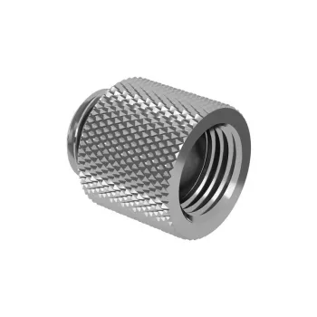 Barrow G1/4 inch straight extension fitting MF 15, silver (TNYZ-G15 s)