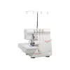 Overlock Sewing Machine SINGER 14SH654 — Electric, 4-step Buttonhole, Free Arm, 1300 Stitch Patterns, White
