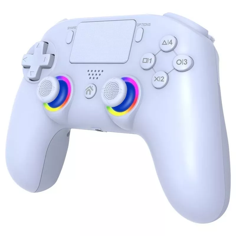 Gamepad Subsonic PS5 Wireless LED Controller White D-pad Home Options Share