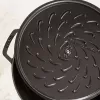Saute Pan ZWILLING STAUB BRAISERS Round 28 cm, black, bottom Ø 22.2 cm