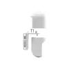 Mounting kit for UBIQUITI UVC-G3-FLEX (UVC-G3-FLEX-PWM-WT-3) — white polycarbonate and rubber, 0.065 kg