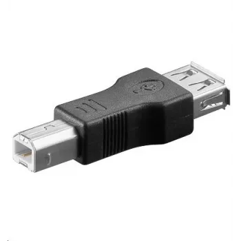 Microconnect USBAFB cable gender changer USB B USB A Black