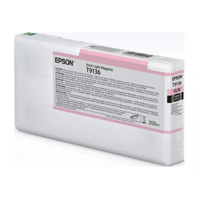 Ink cartridge Epson T91360N Vivid Light Magenta original for compatible Epson printers