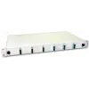 Lightwin LWL Splice Box, 12 Fibres, 6x DSC Multimode, 50/125µm OM3 Pigtail Splice Boxes (SPBOX 12G50 OM3 DSC)