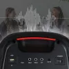 Portable speaker MANTA ATTIS SPK0802 120W, Bluetooth, wired input, rechargeable, FM, LED lights