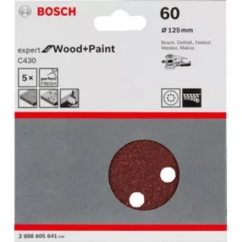 Sanding Discs Bosch C430 Expert for Wood and Paint